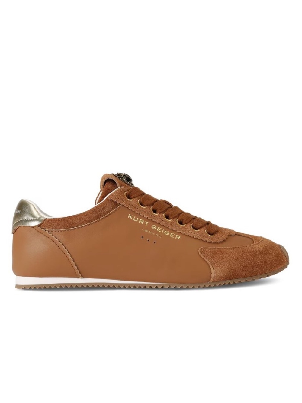 NIB Kurt Geiger Islington Sneaker Tan 7